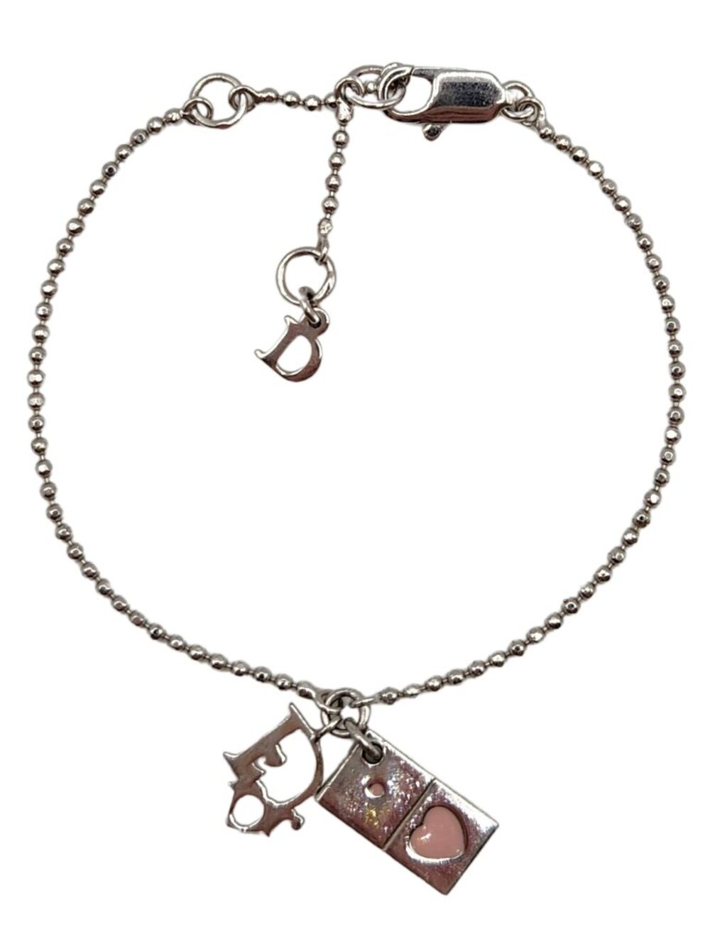 Christian Dior CD Ball Chain Bracelet